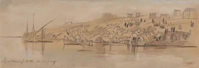 Luxor, 7-00, 20. januar 1867 (198) af Edward Lear